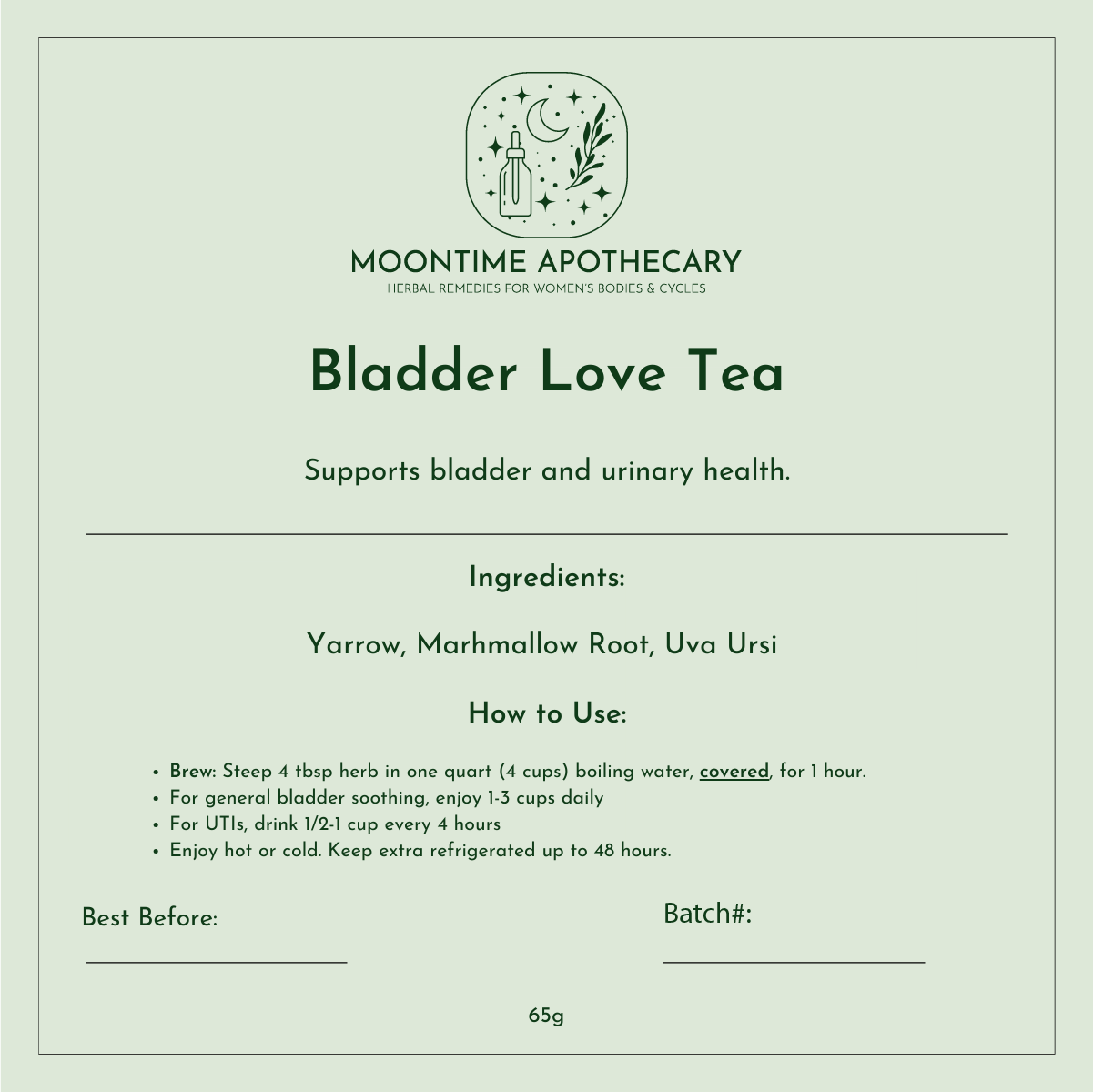 Bladder Love Tea